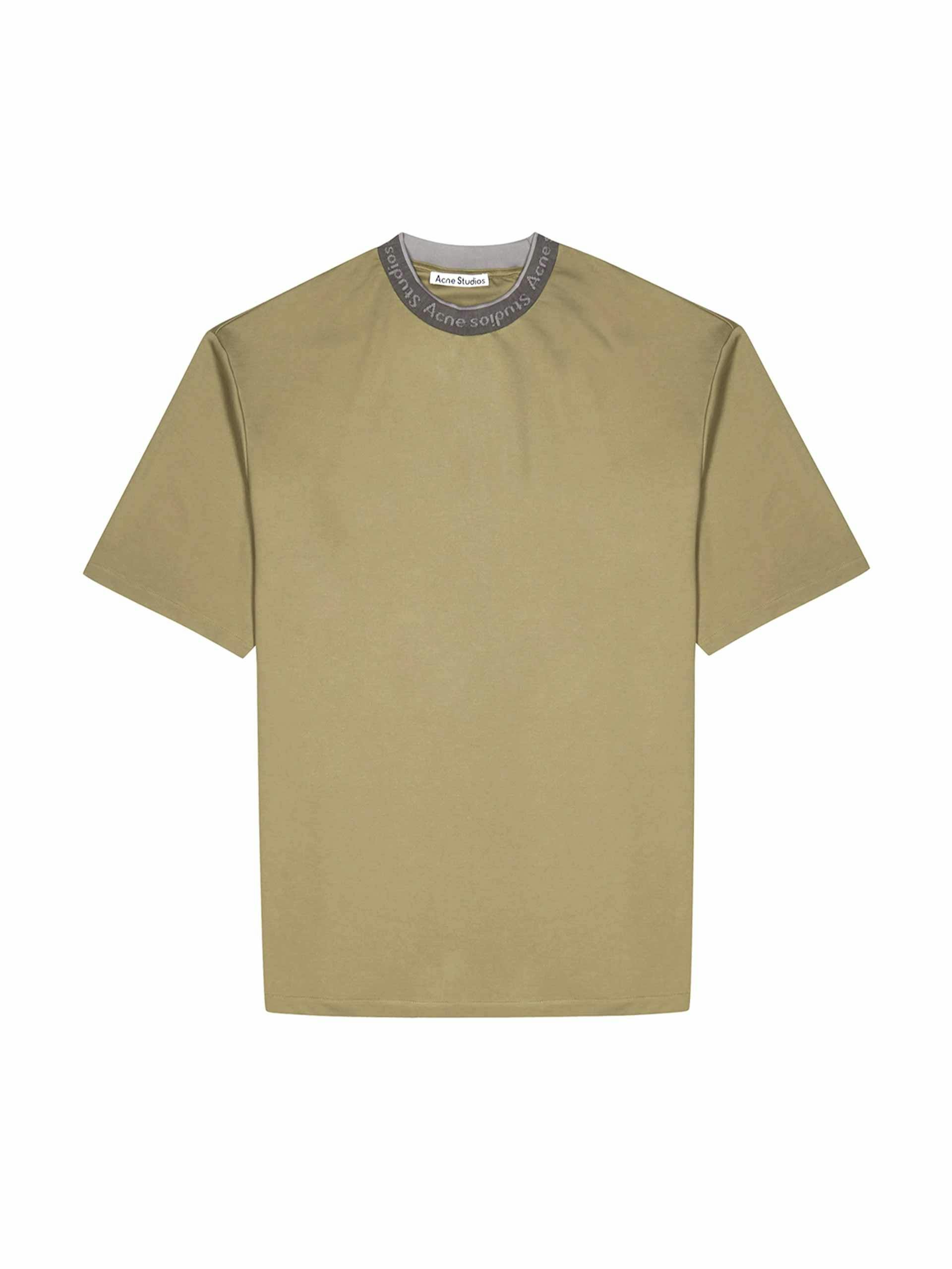 Extor olive stretch-jersey t-shirt