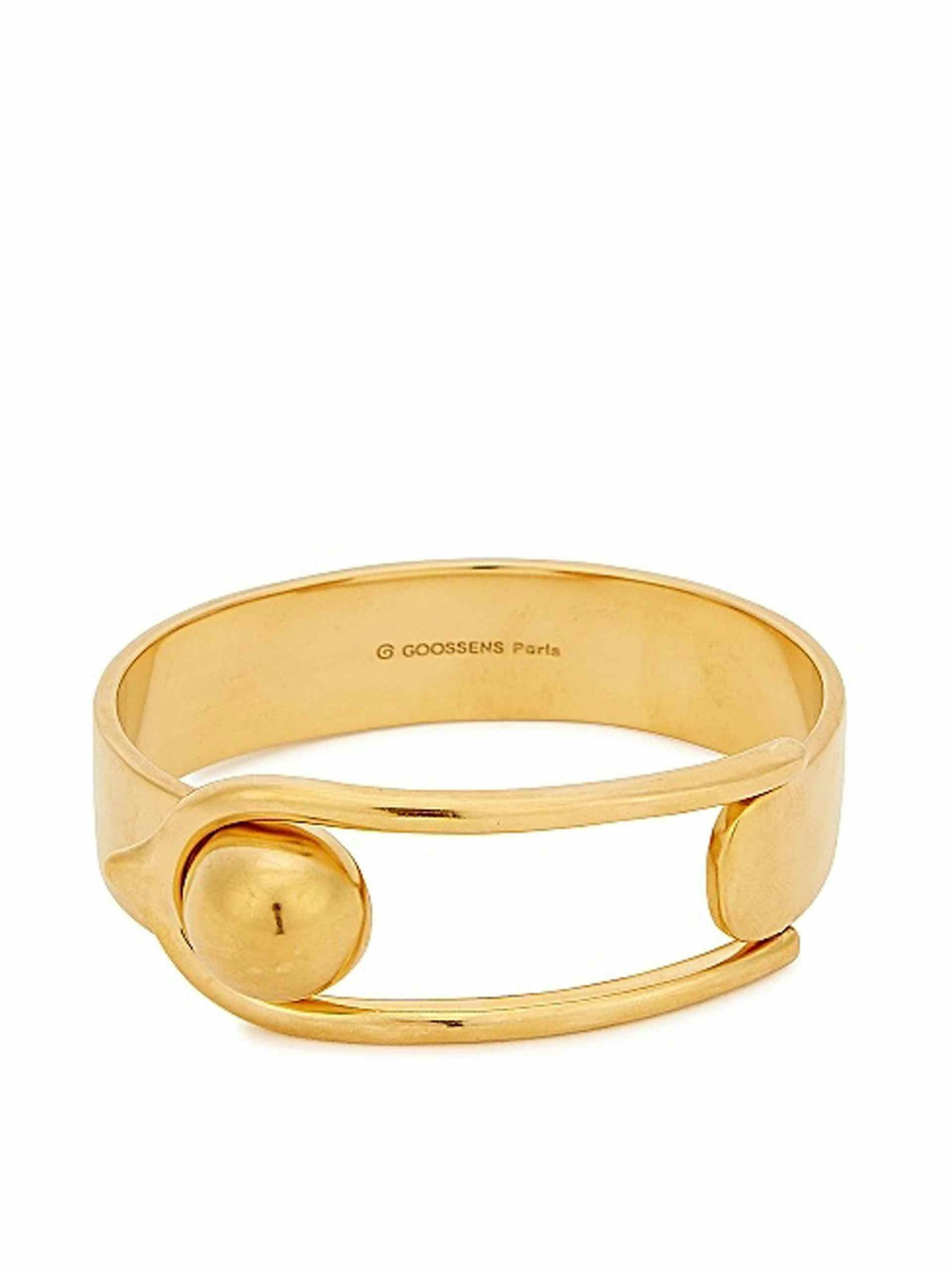 Boucle 24kt gold-dipped cuff bracelet