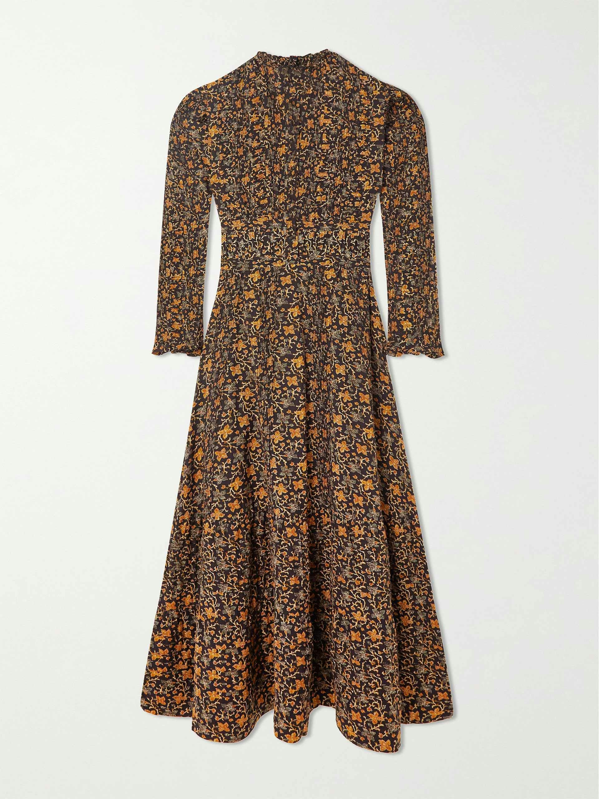 Iliana floral-print cotton-blend maxi dress