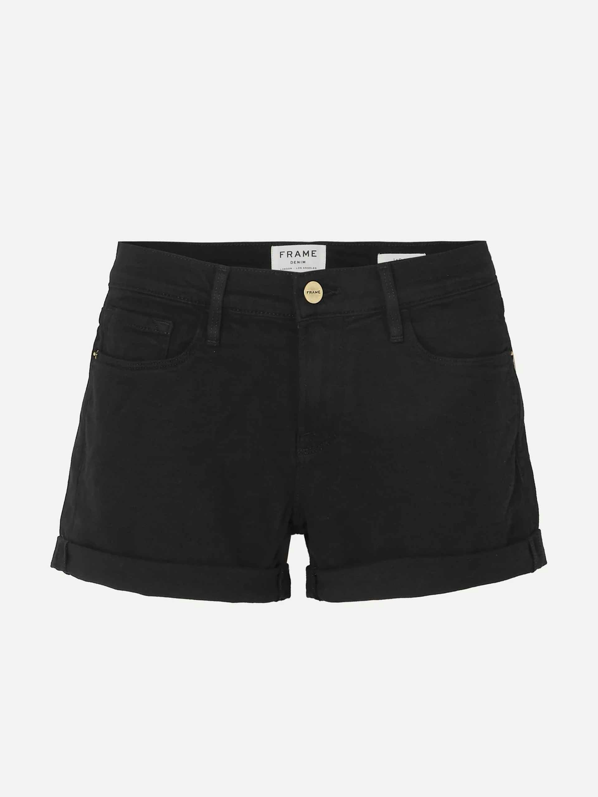 Cutoff denim shorts