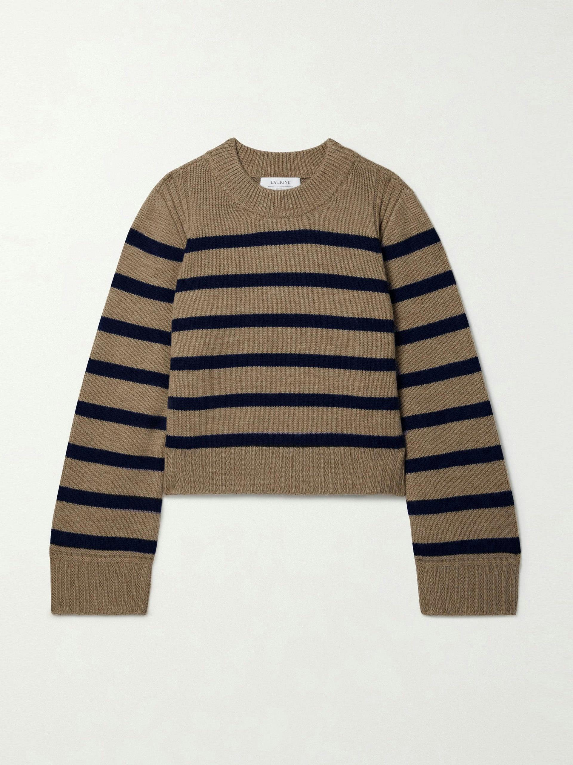 Striped merino wool sweater
