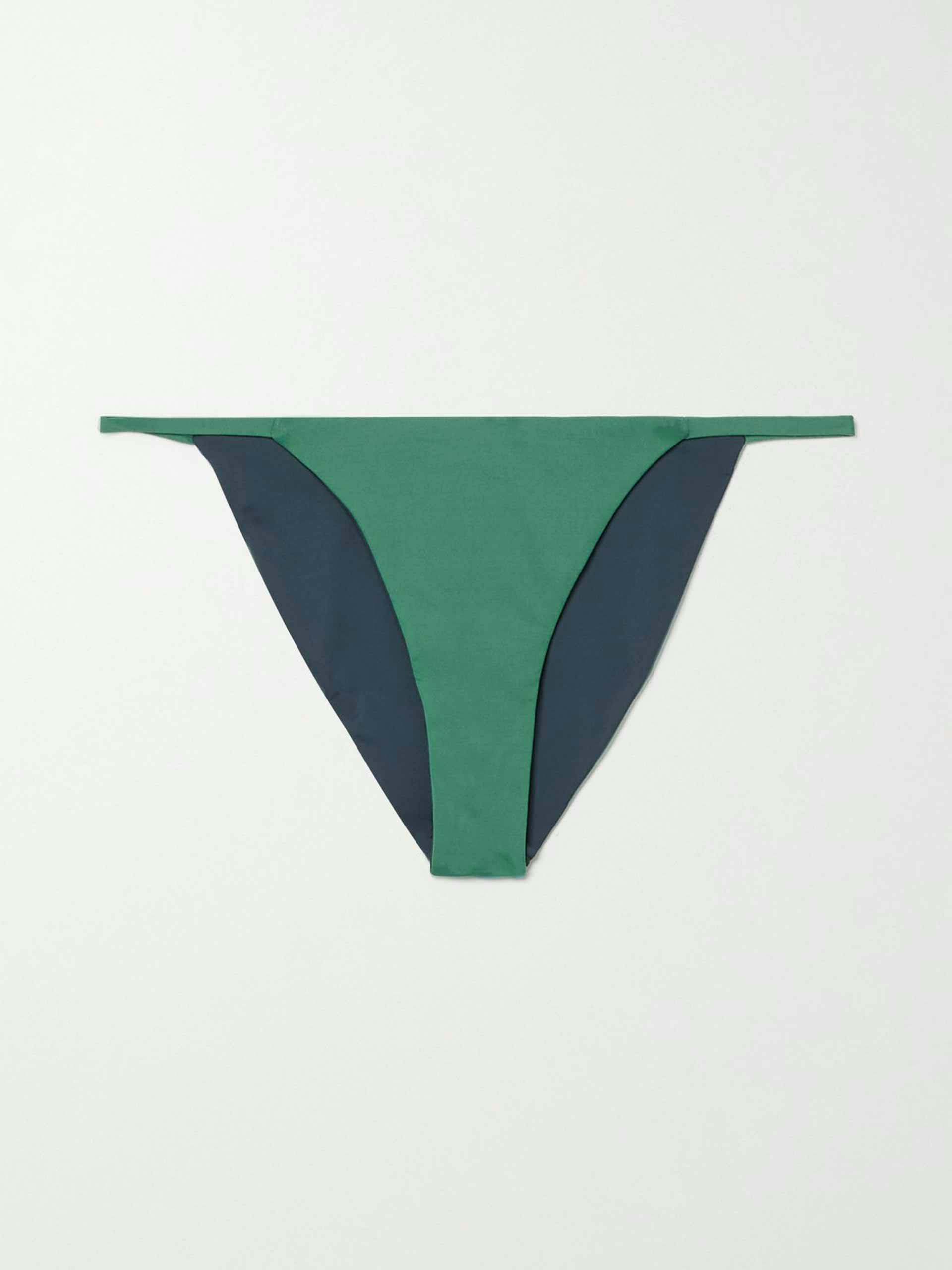 Green reversible bikini briefs
