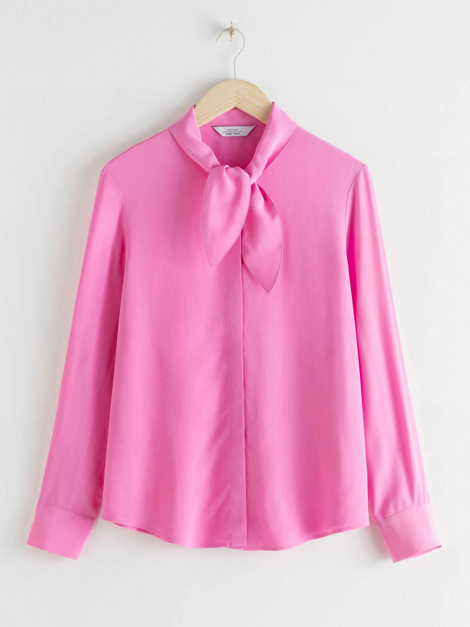 Pussy bow blouse