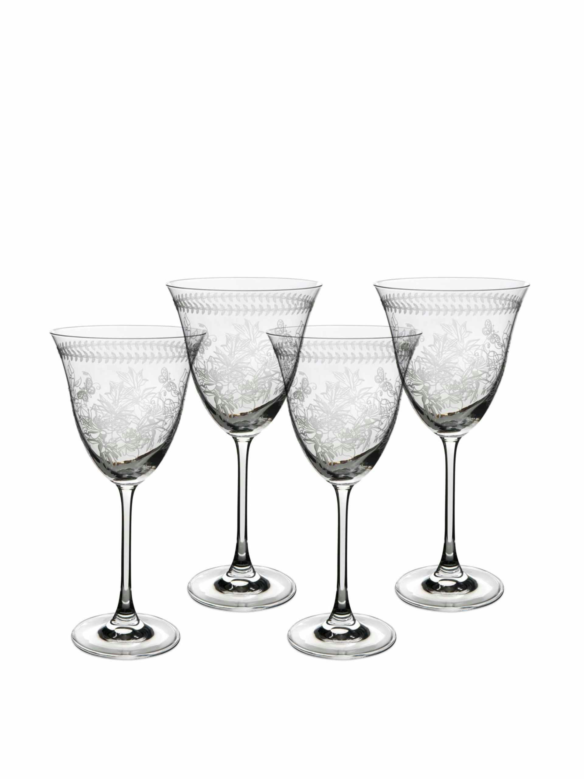Garden wine glass set of four