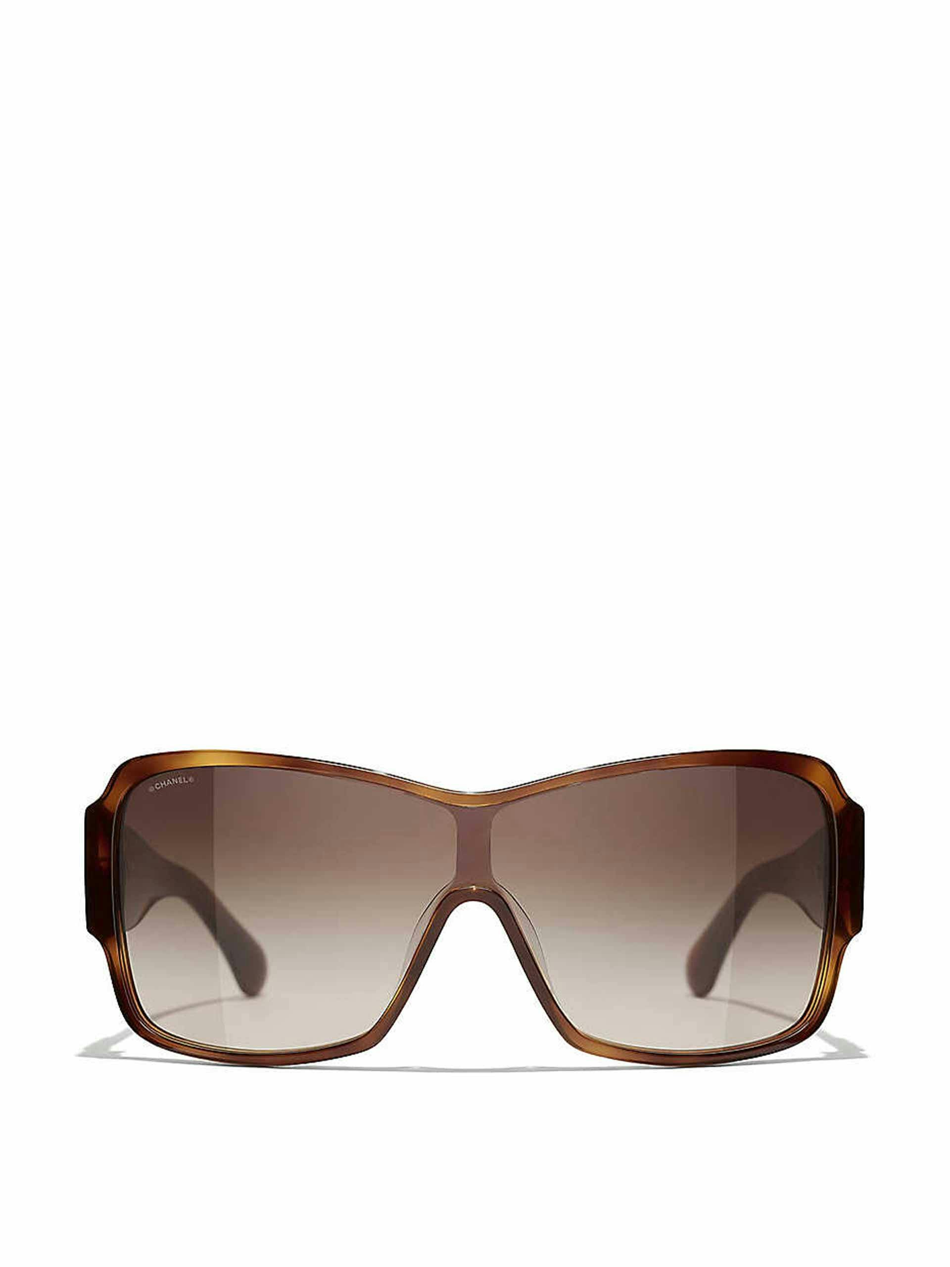 Brown square-frame sunglasses