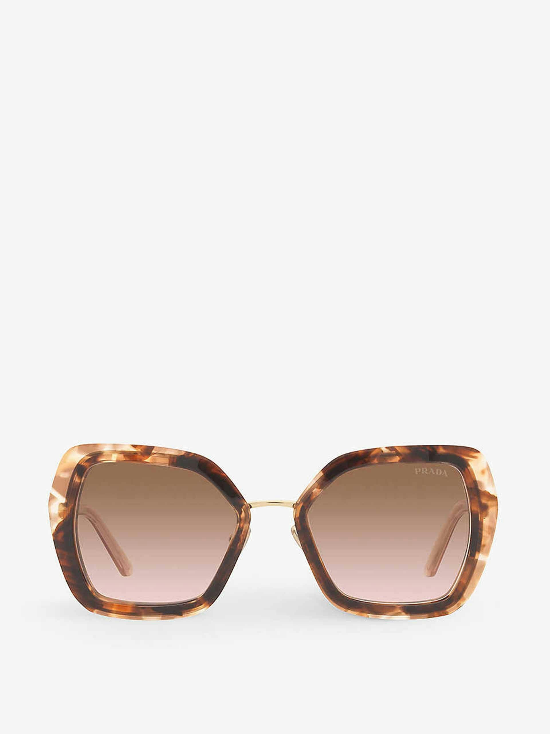 Tortoiseshell metal sunglasses