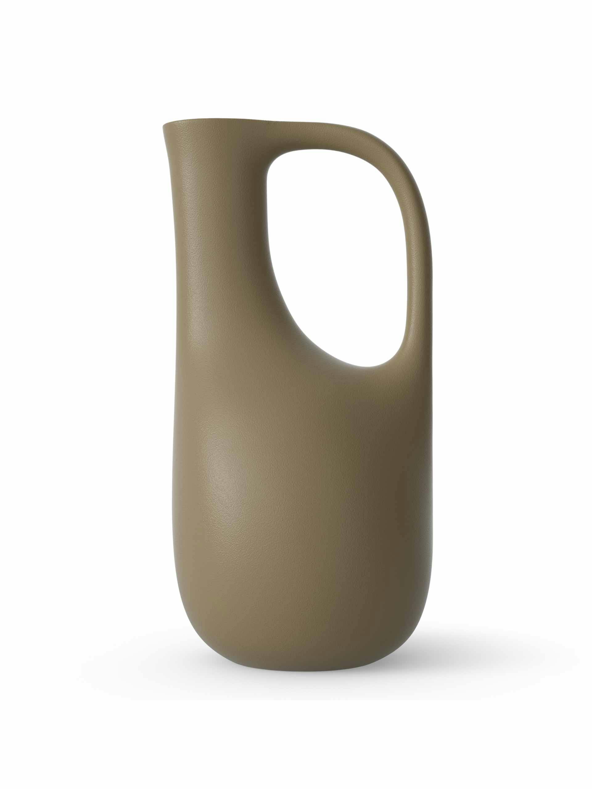 Olive green modern watering can