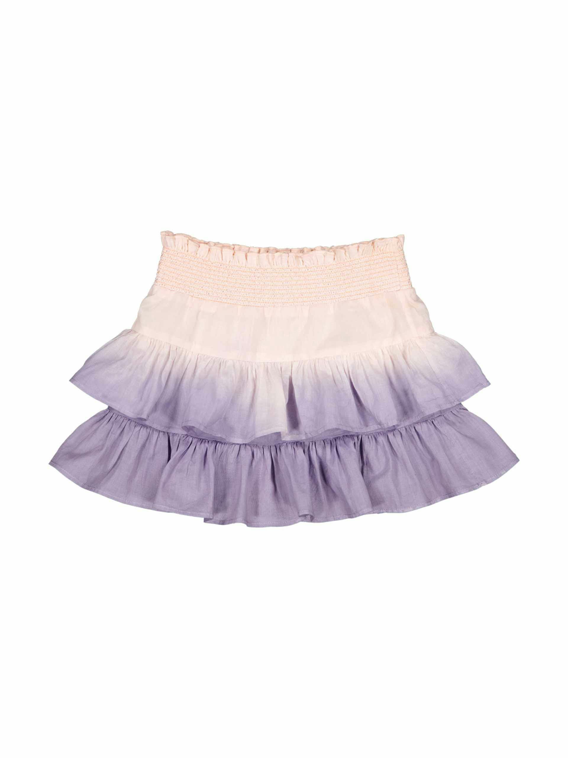 Tie-dye frilly skirt
