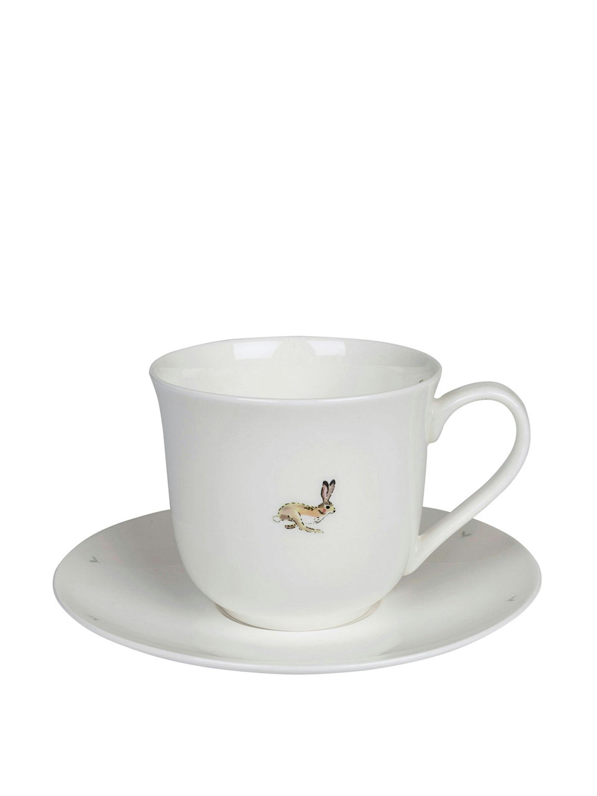 Hare teacup and saucer