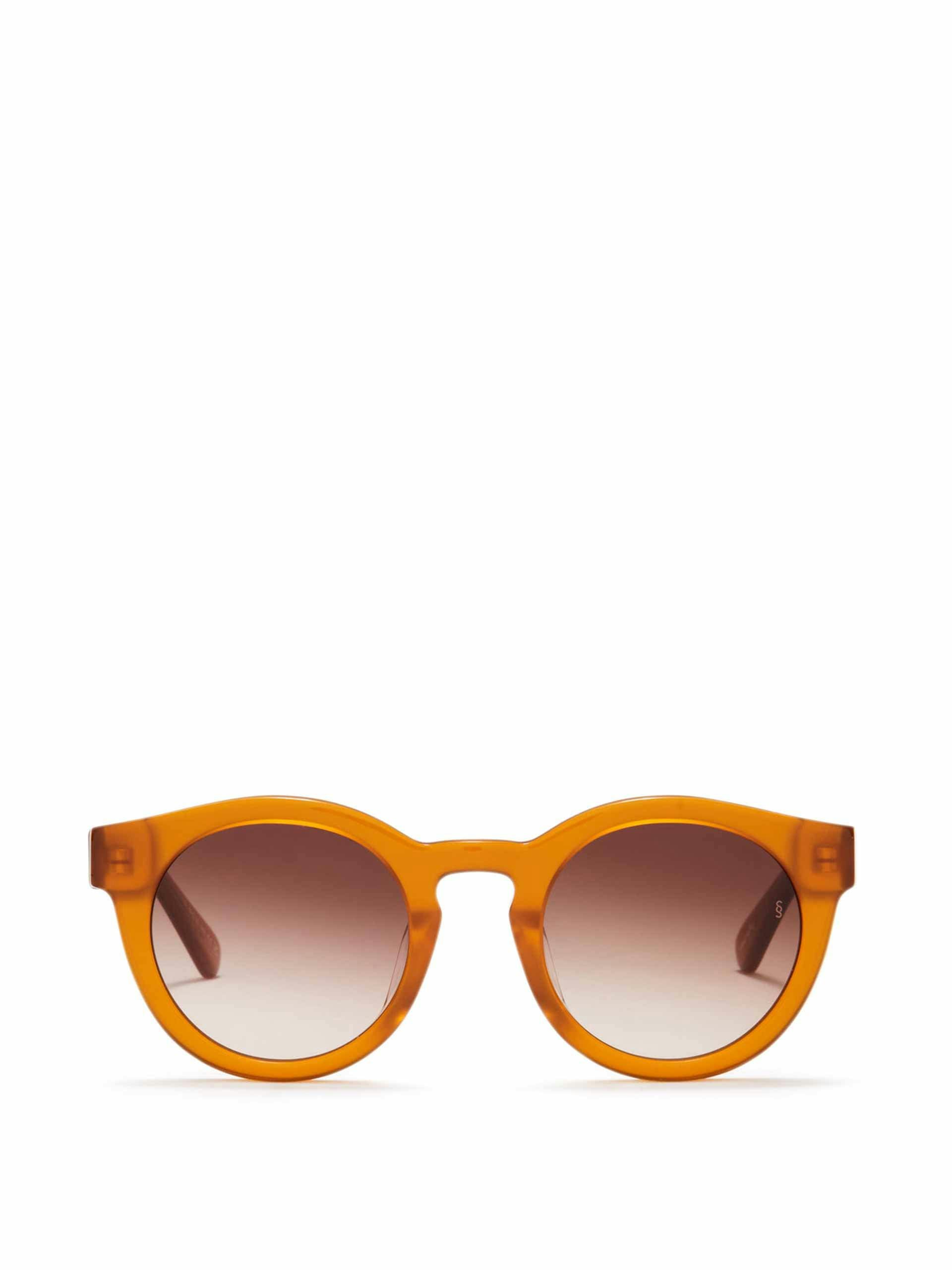 Orange soelane brown fade sunglasses