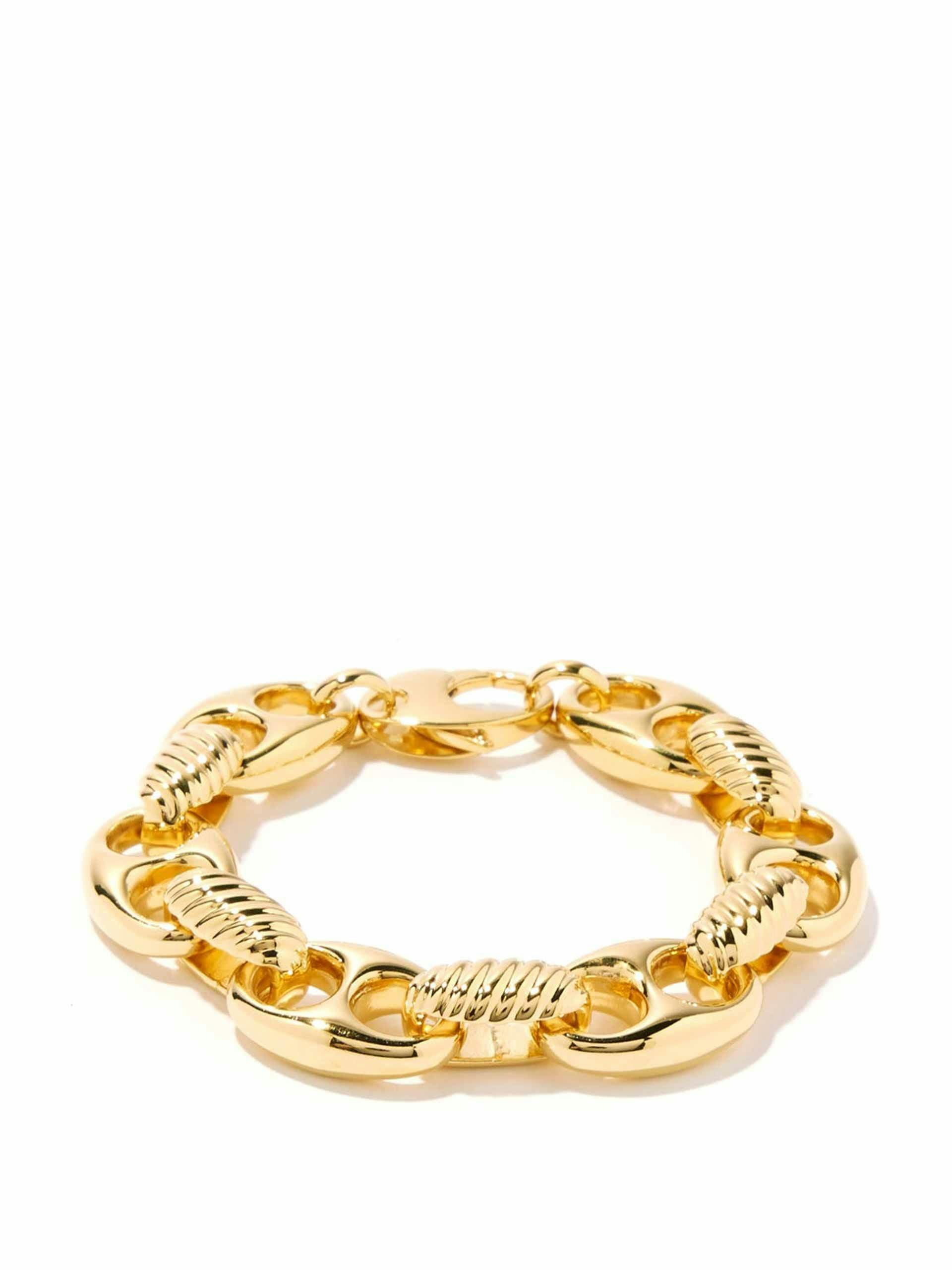 Gold chunky bracelet