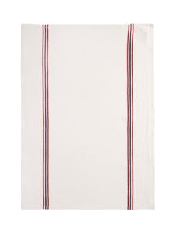 Stripes are always in style. Made in France, The Sette's Drapeau Tea Towels embrace the pattern in red and blue — a timeless colour combination. Collagerie.com