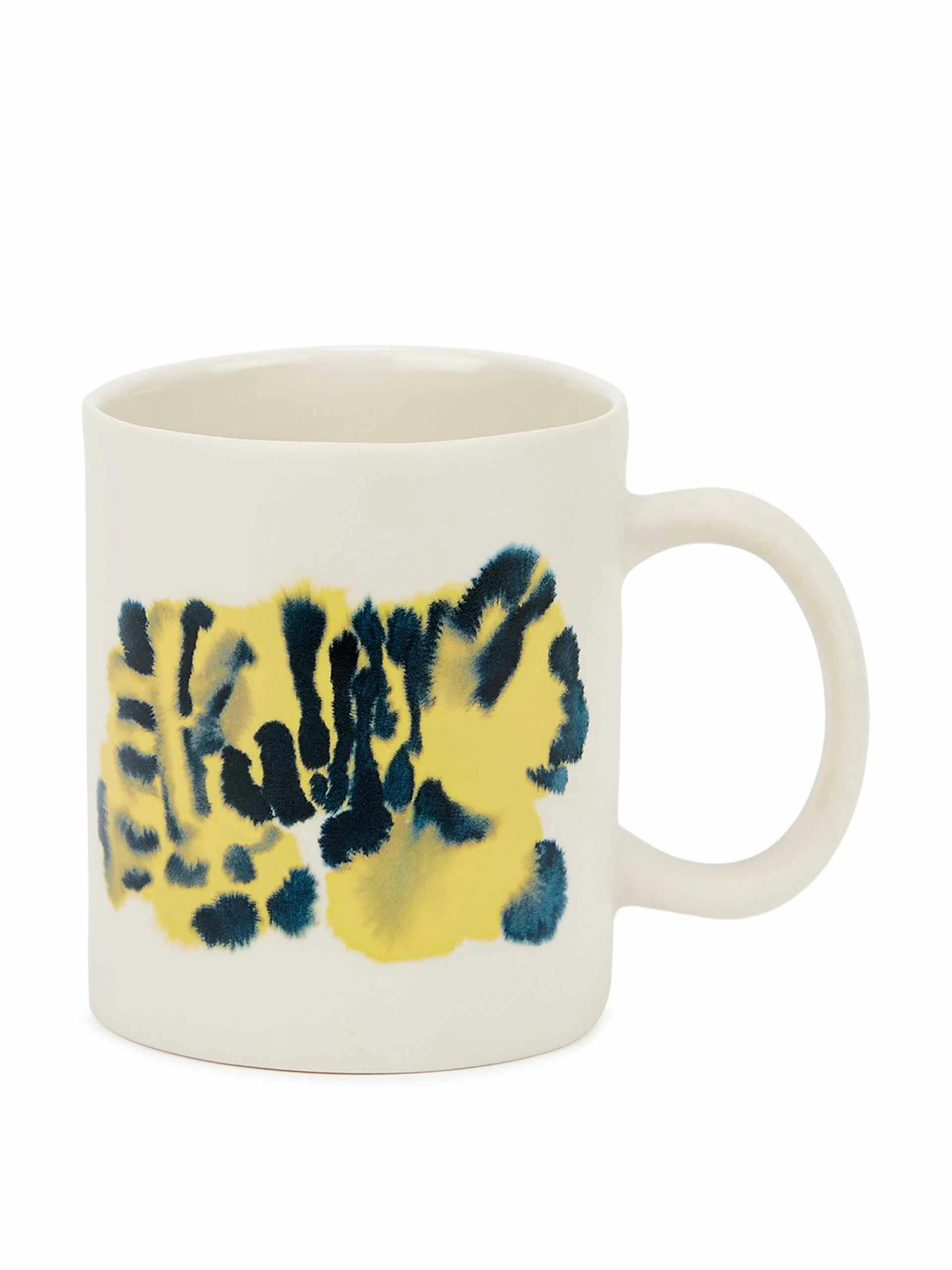 Porcelain tiger mug