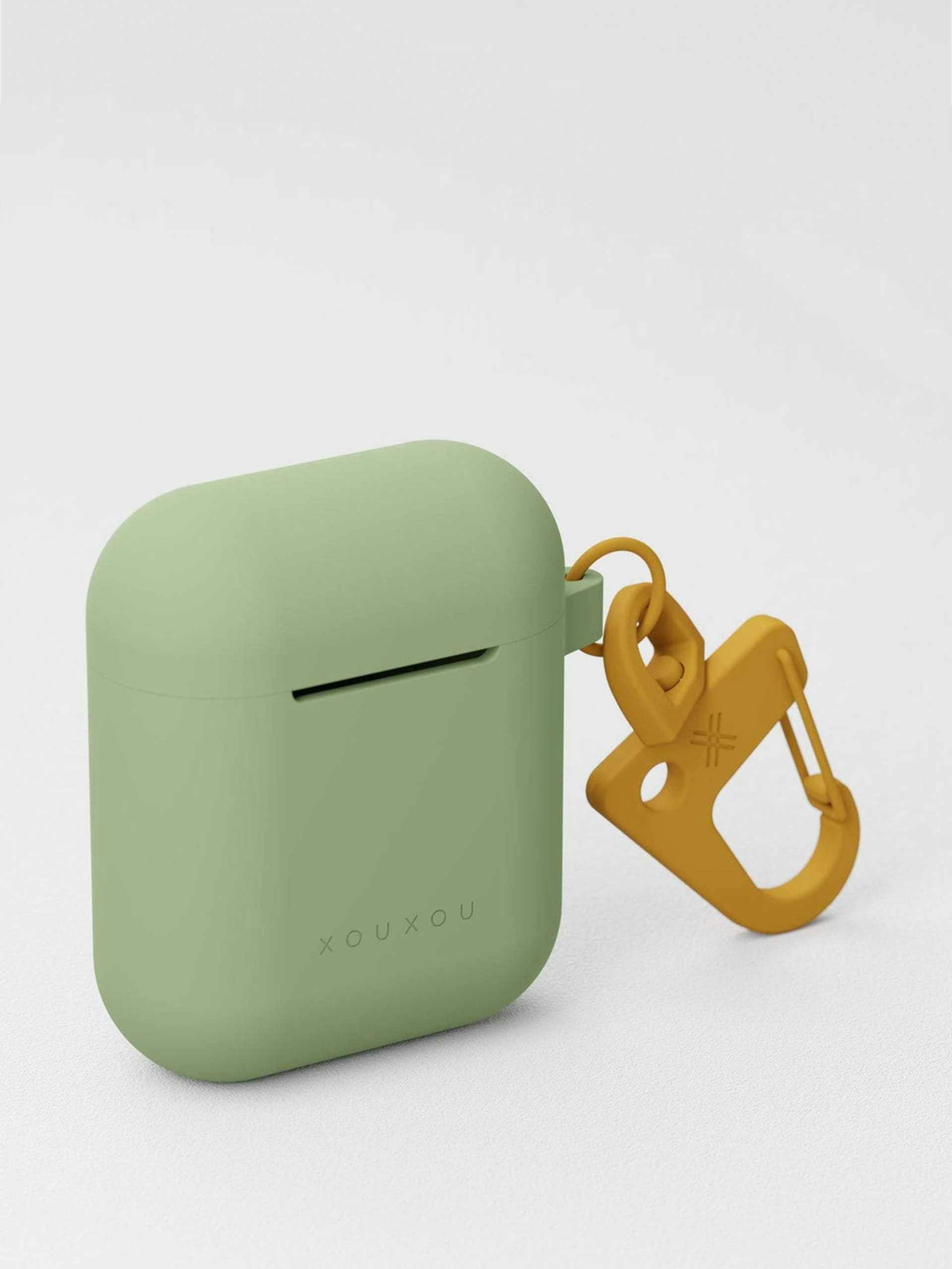 light olive silicone airpod case