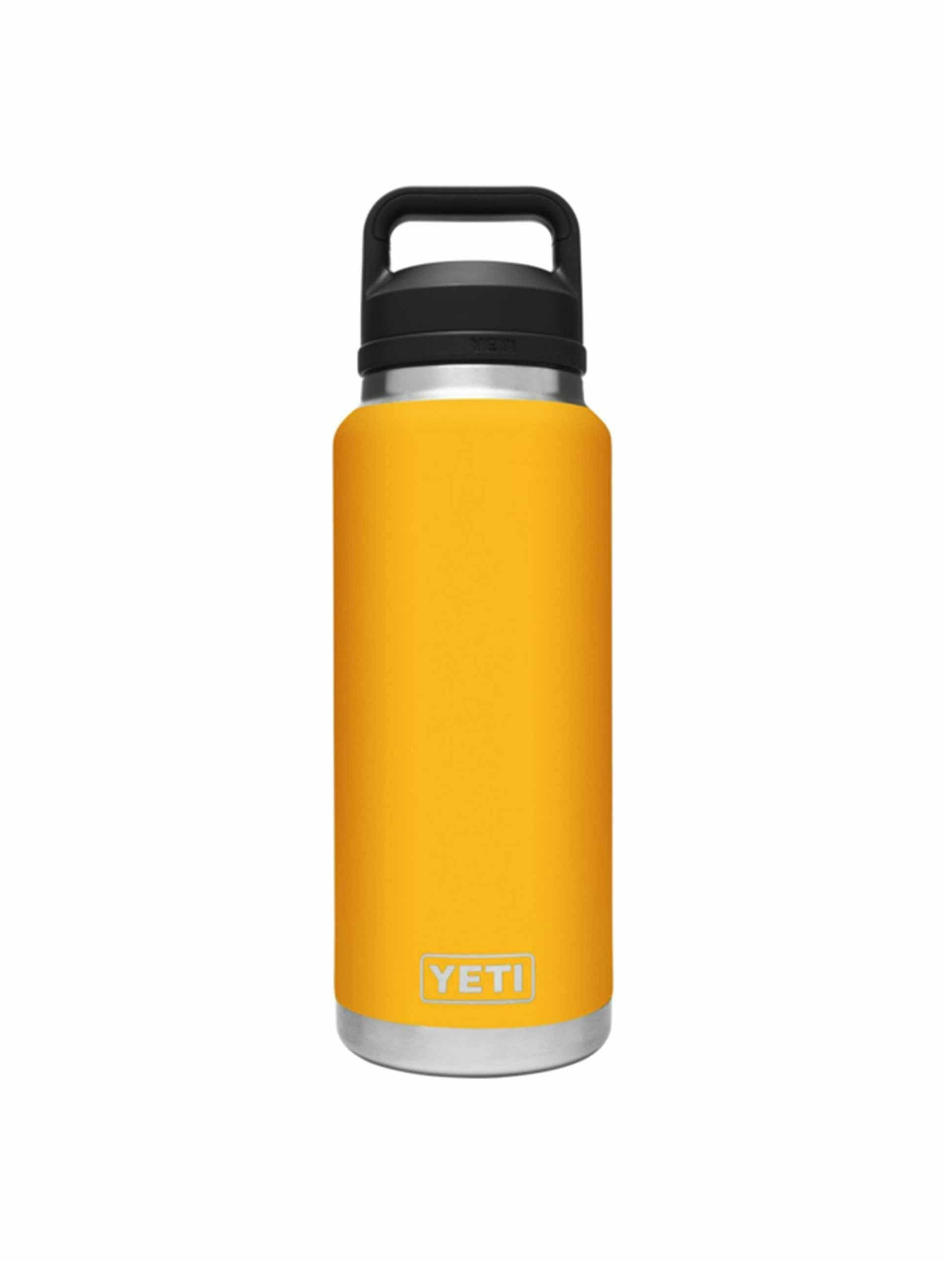 Yellow insulated bottle