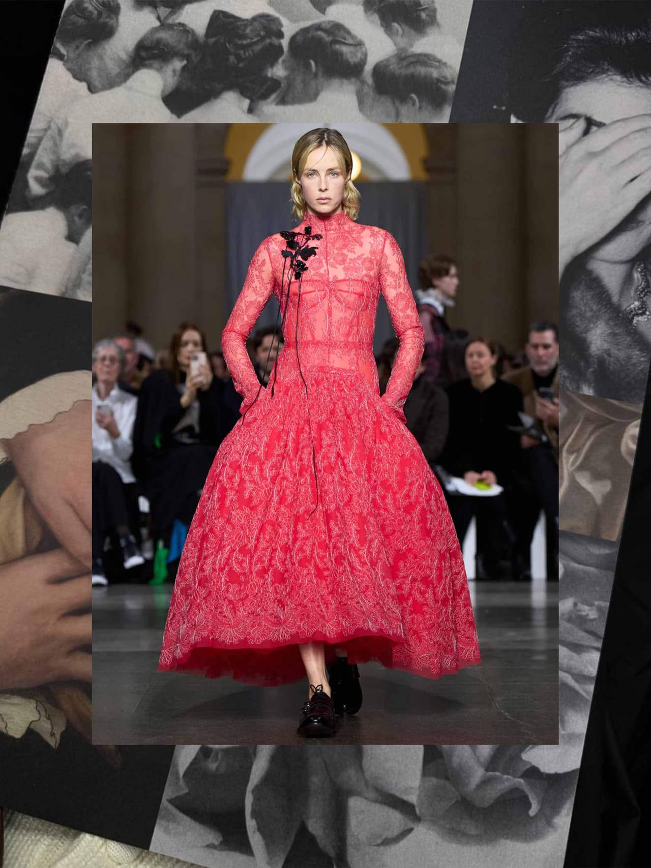 lfw-diary-holding-erdem-fw26 Image: Erdem FW26