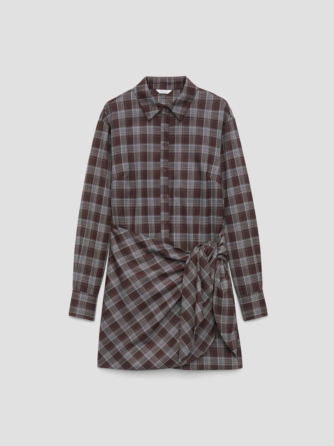 hp-hush-check-mini-wrap-dress