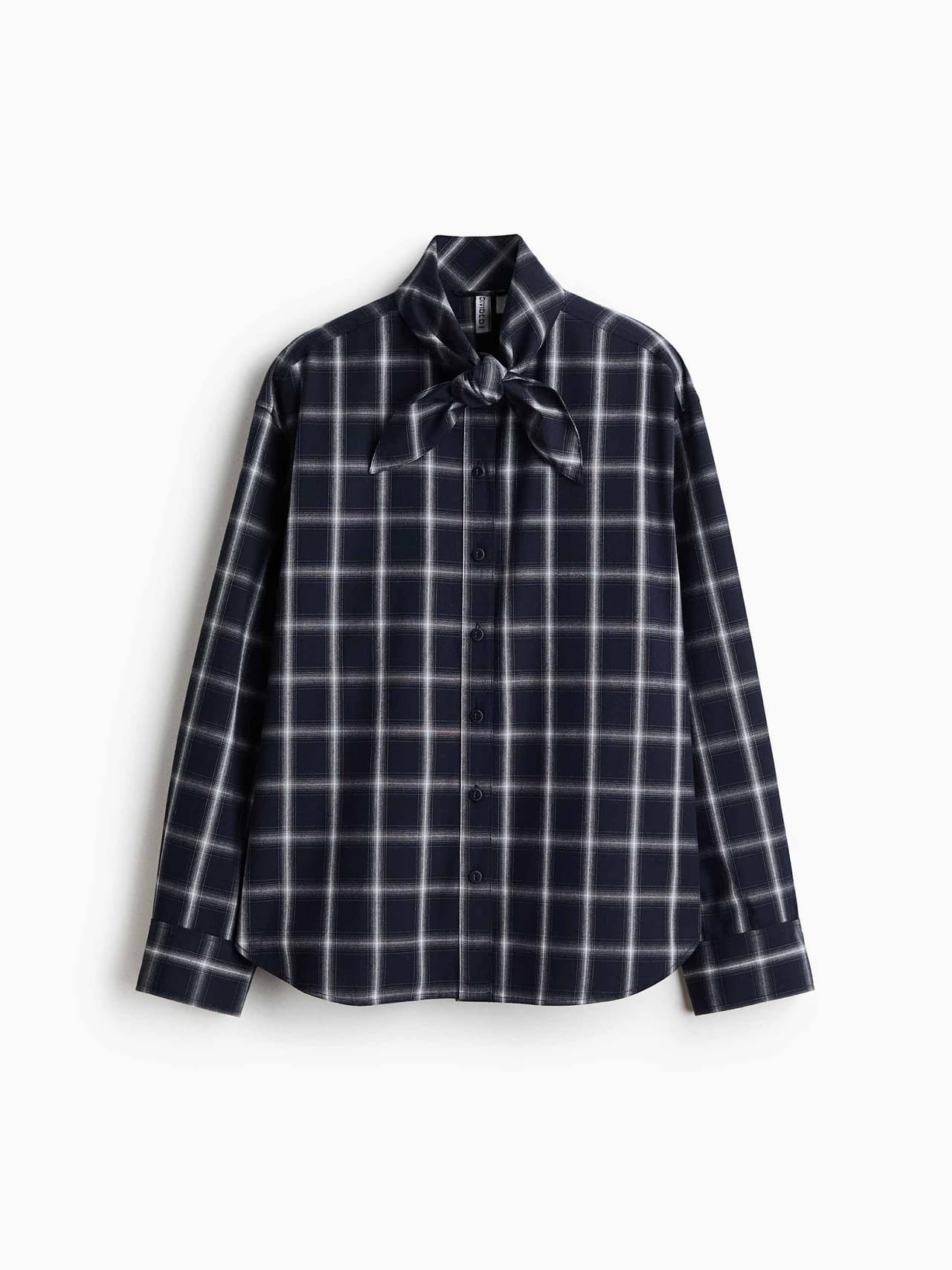 hp-hm-scarf-check-shirt
