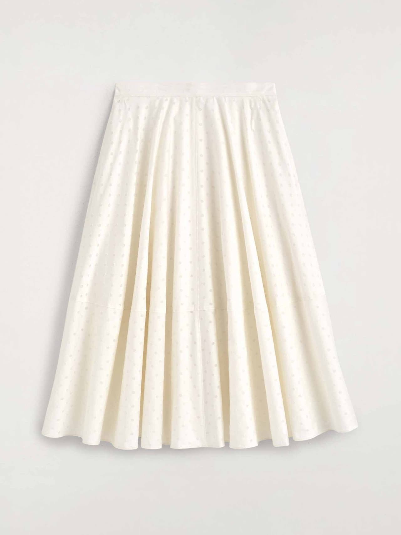 hp-cos-polka-dot-jacquard-cotton-midi-skirt