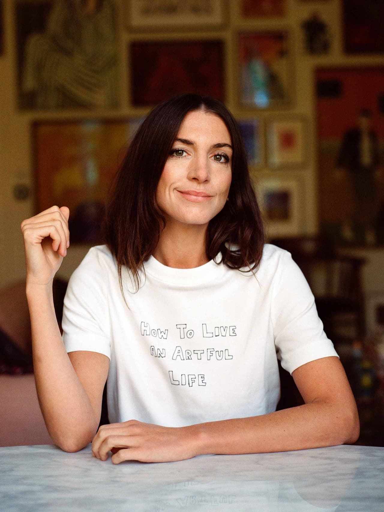 wbd-holding-katy-hessel Pictured: Katy Hessel. Image: Lily Betrand-Webb