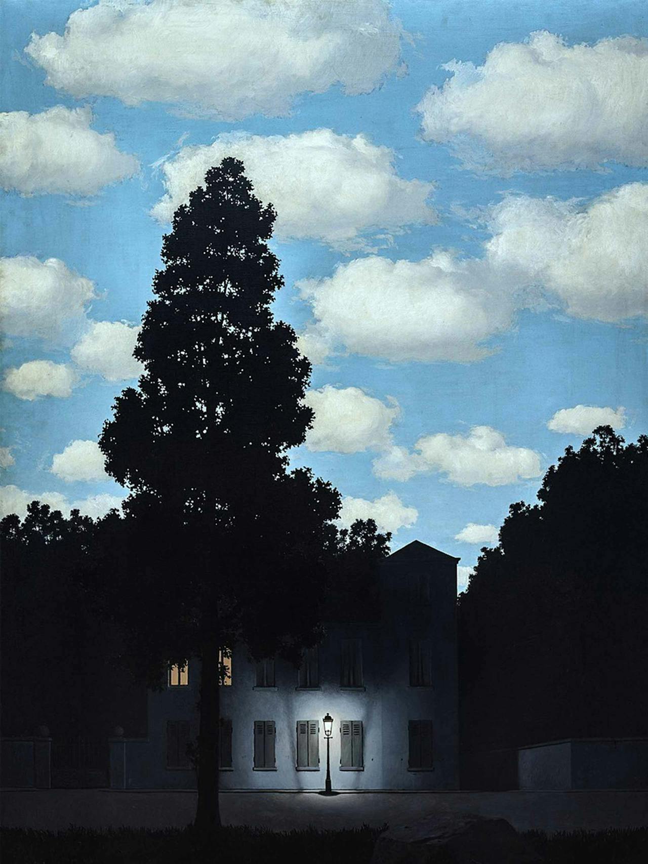 l’Empire des Lumières by René Magritte (1954)